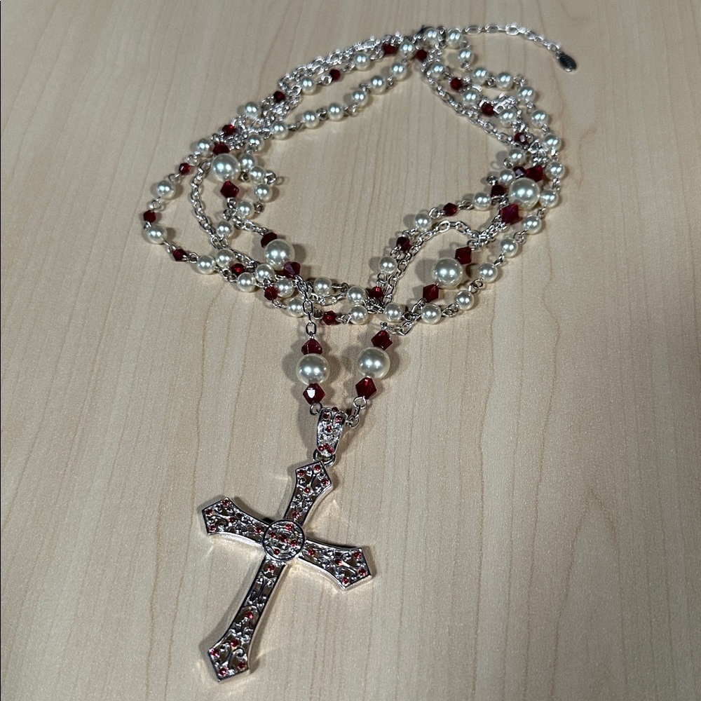 Vintage Cezanne Cross Necklace